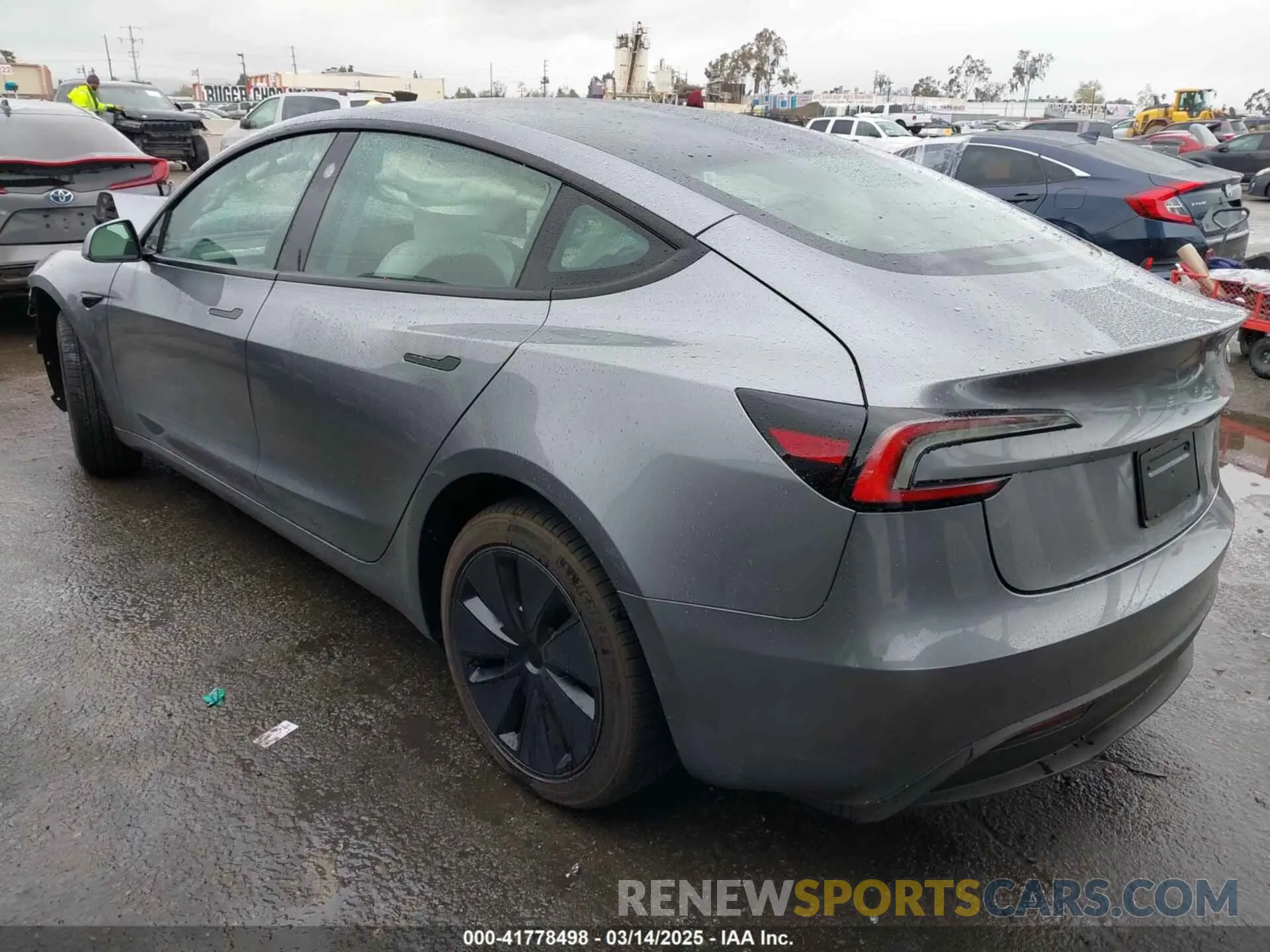 3 Photograph of a damaged car 5YJ3E1EA2SF885408 TESLA MODEL 3 2025