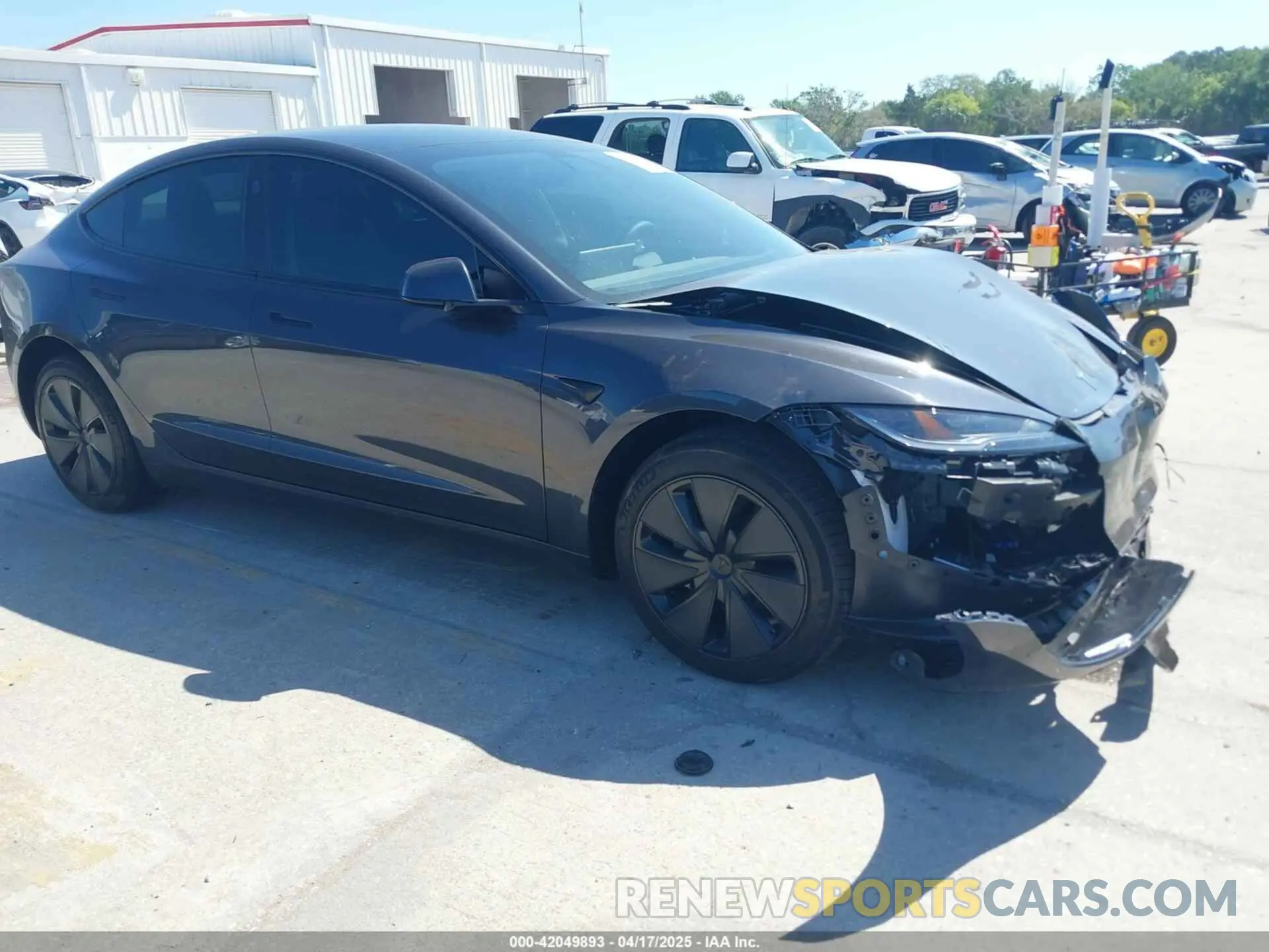 1 Photograph of a damaged car 5YJ3E1EA2SF900943 TESLA MODEL 3 2025
