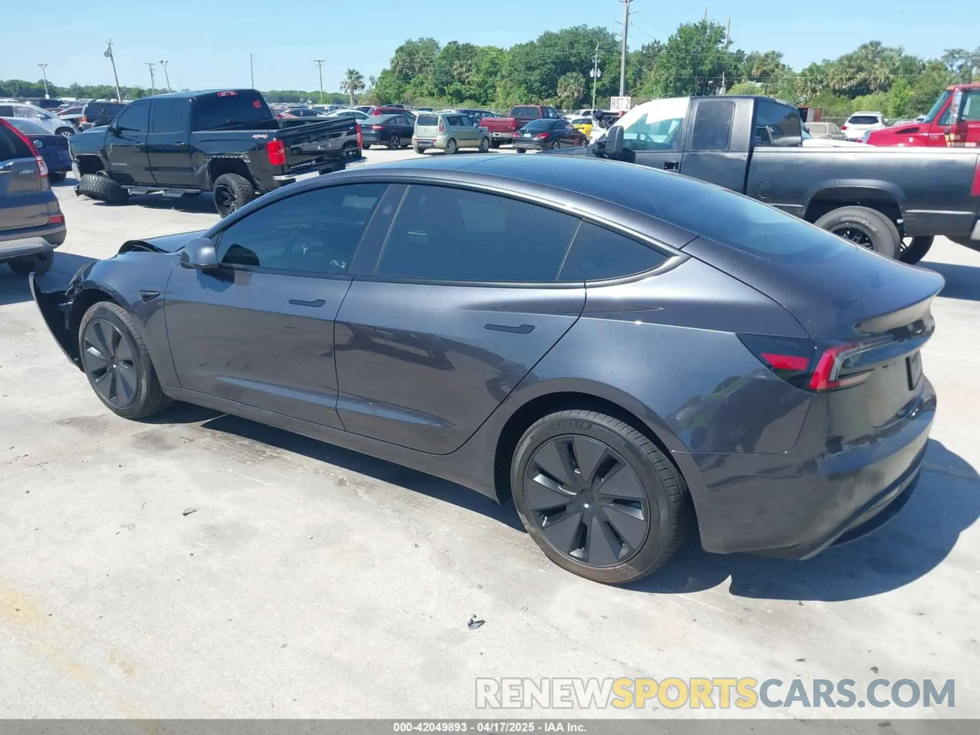 3 Photograph of a damaged car 5YJ3E1EA2SF900943 TESLA MODEL 3 2025