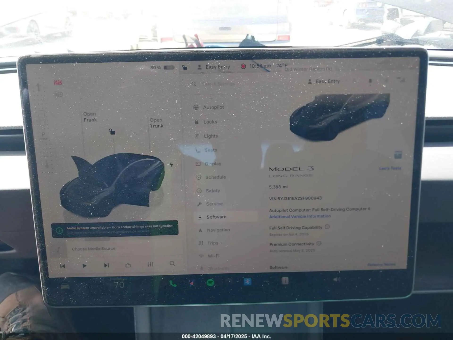 7 Photograph of a damaged car 5YJ3E1EA2SF900943 TESLA MODEL 3 2025