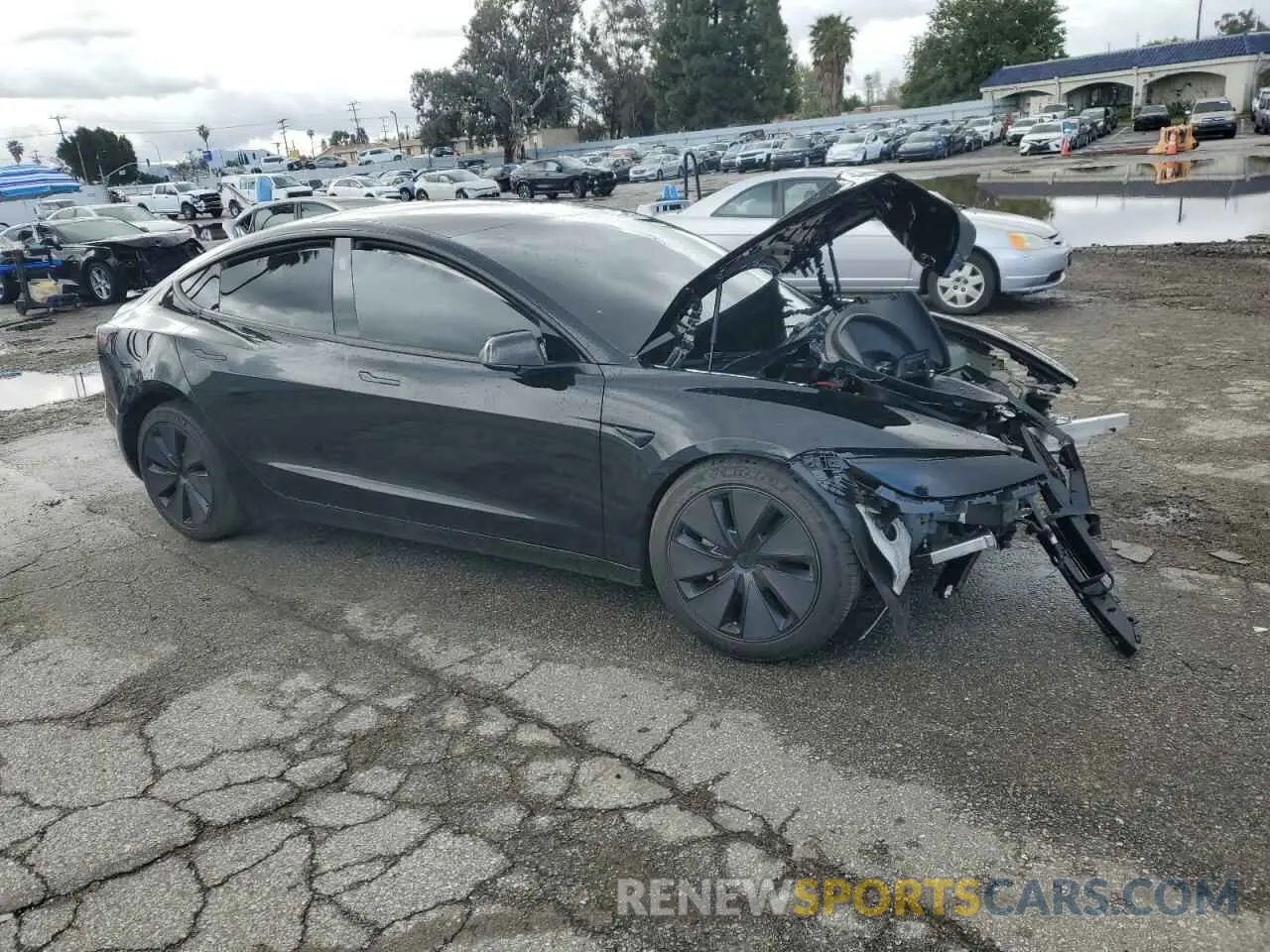 1 Photograph of a damaged car 5YJ3E1EA2SF907679 TESLA MODEL 3 2025