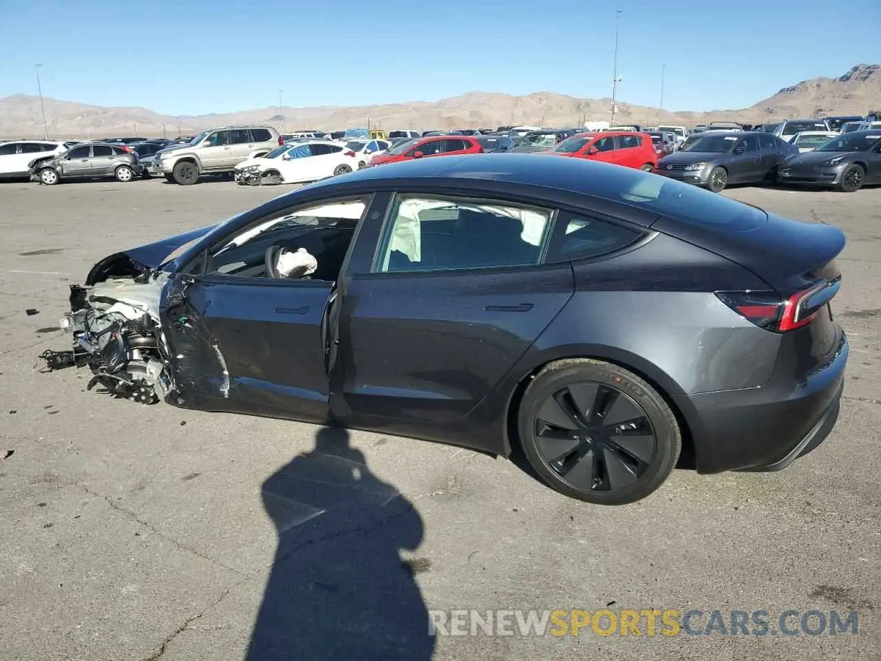 2 Photograph of a damaged car 5YJ3E1EA2SF920979 TESLA MODEL 3 2025