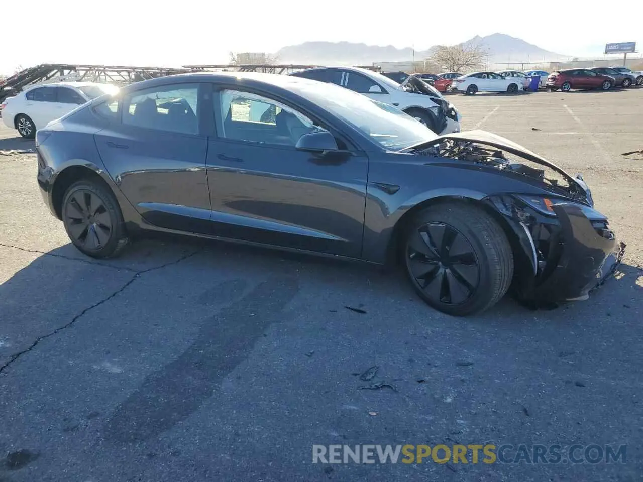 4 Photograph of a damaged car 5YJ3E1EA2SF920979 TESLA MODEL 3 2025