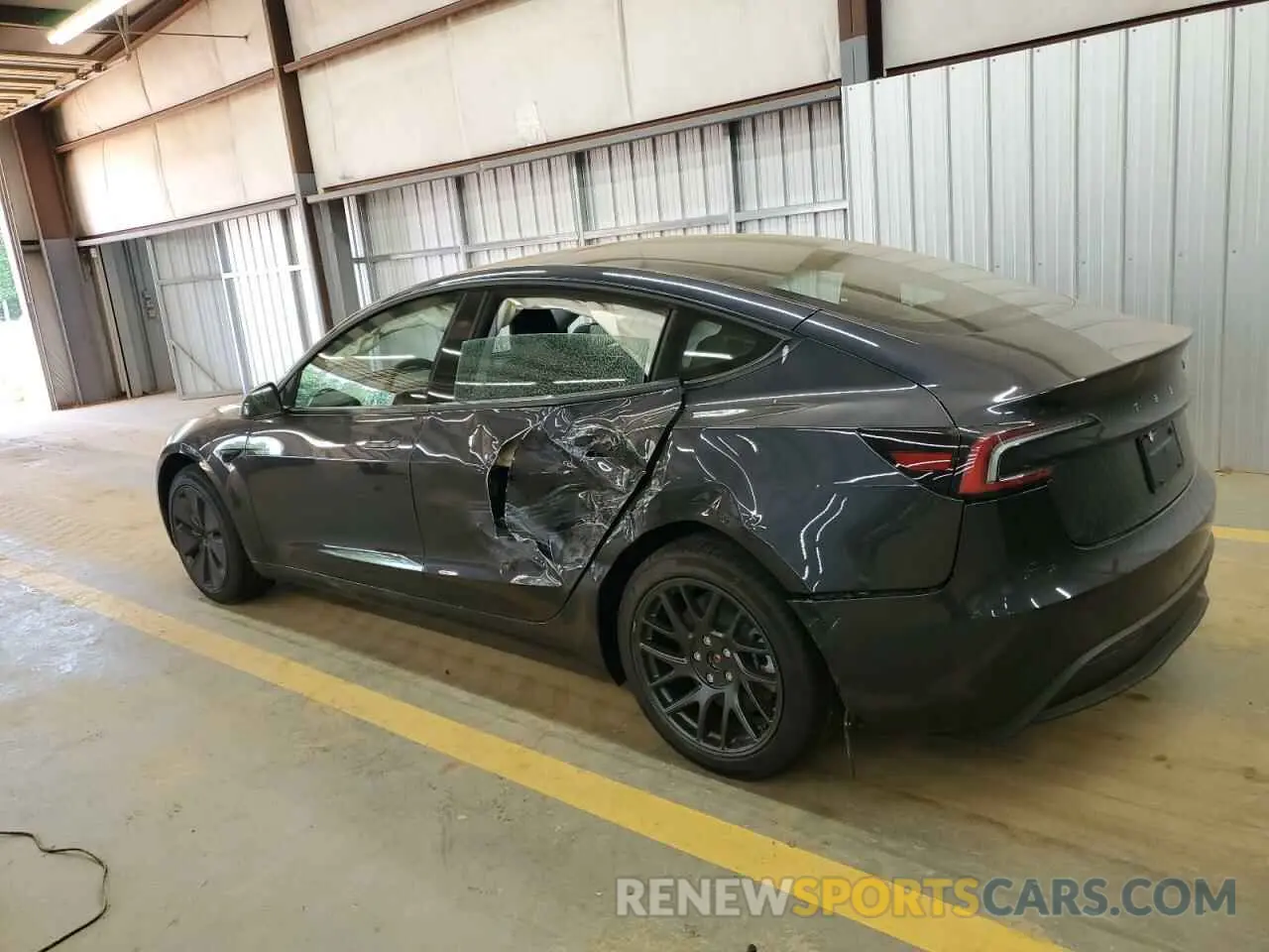2 Photograph of a damaged car 5YJ3E1EA2SF930959 TESLA MODEL 3 2025