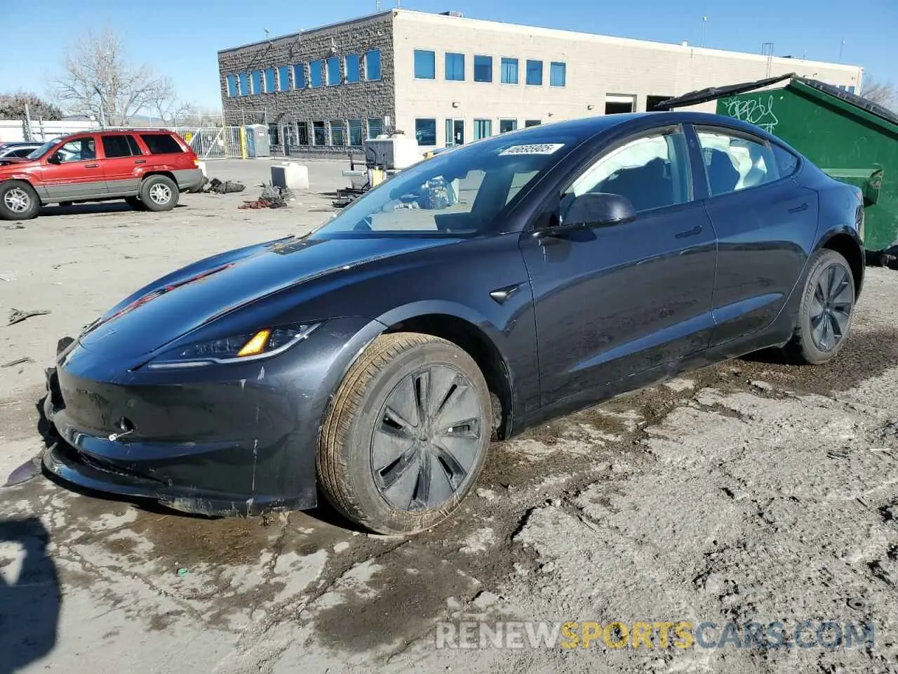 1 Photograph of a damaged car 5YJ3E1EA2SF932453 TESLA MODEL 3 2025