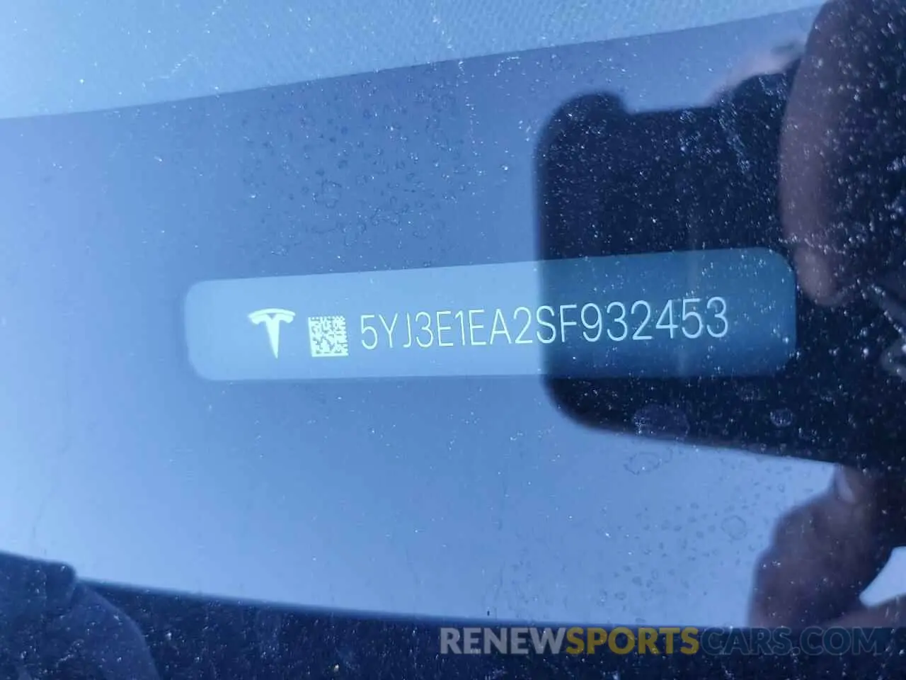 12 Photograph of a damaged car 5YJ3E1EA2SF932453 TESLA MODEL 3 2025