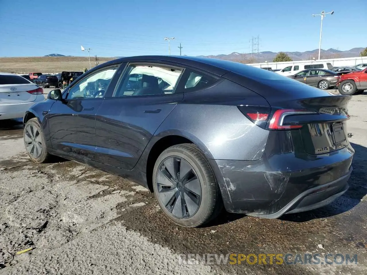 2 Photograph of a damaged car 5YJ3E1EA2SF932453 TESLA MODEL 3 2025