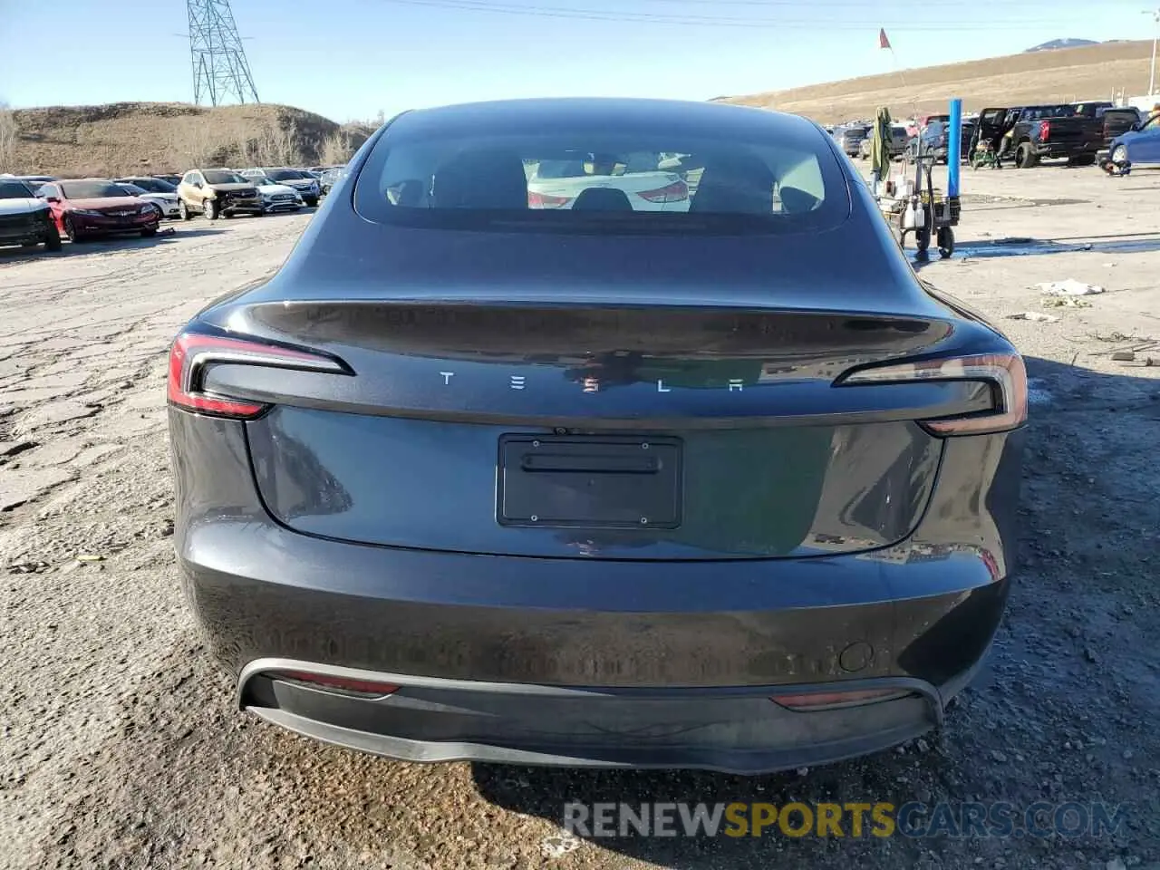 6 Photograph of a damaged car 5YJ3E1EA2SF932453 TESLA MODEL 3 2025