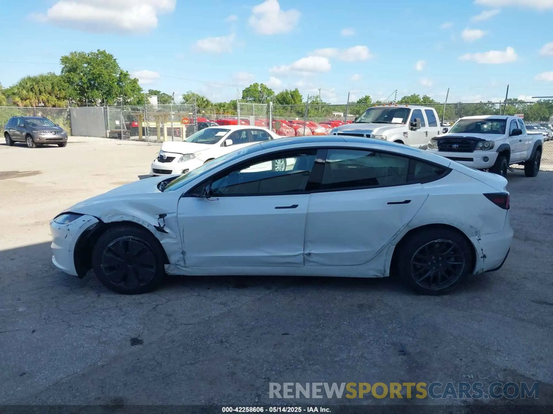 13 Photograph of a damaged car 5YJ3E1EA2SF988439 TESLA MODEL 3 2025