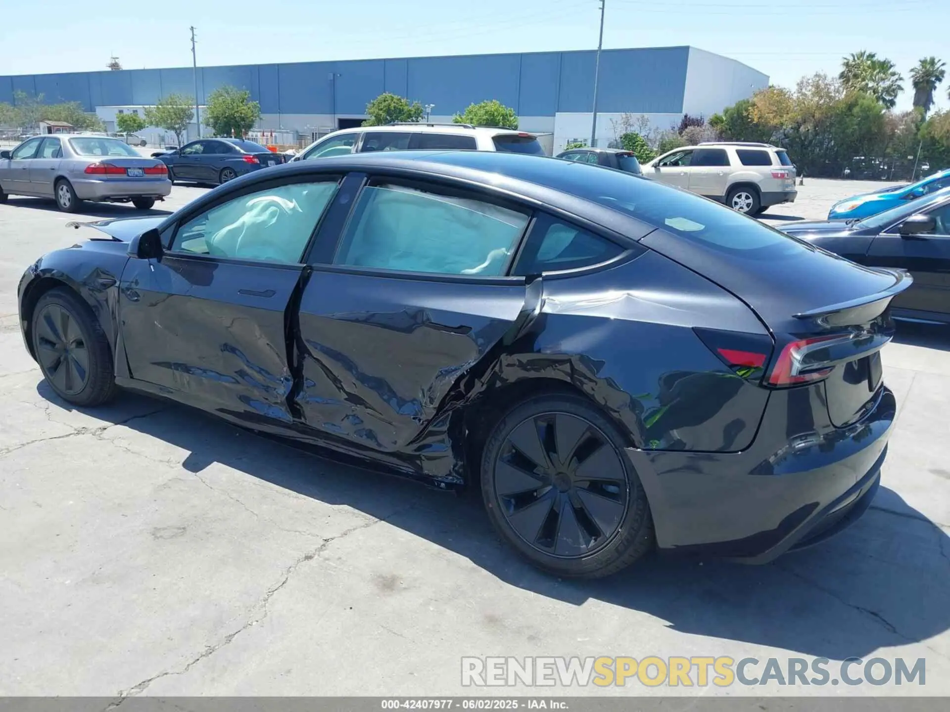 3 Photograph of a damaged car 5YJ3E1EA3SF020964 TESLA MODEL 3 2025