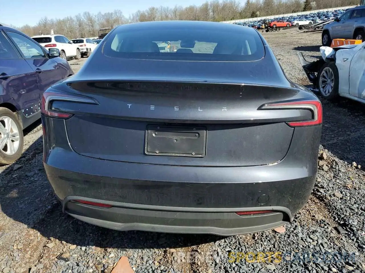 6 Photograph of a damaged car 5YJ3E1EA3SF902149 TESLA MODEL 3 2025