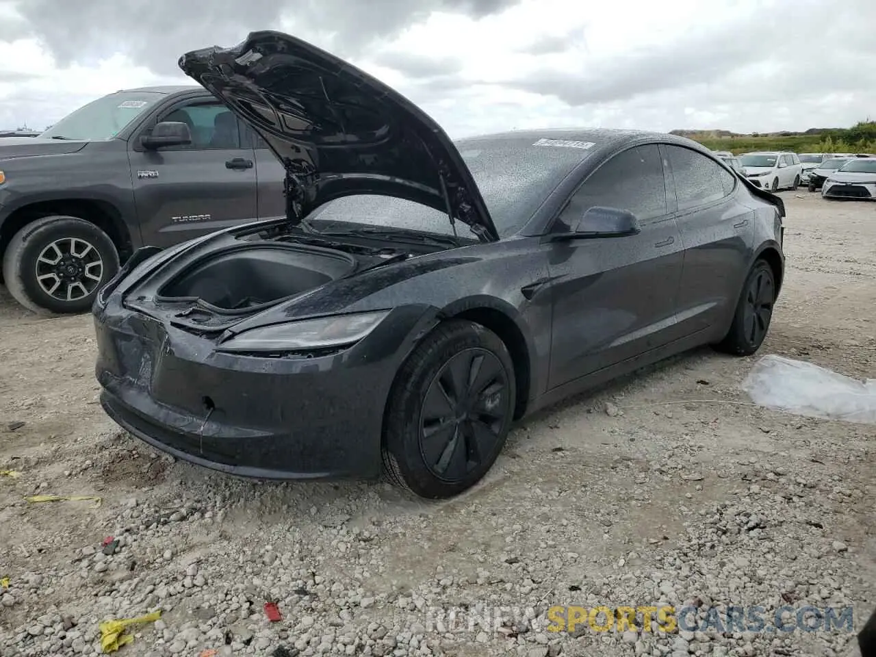 1 Photograph of a damaged car 5YJ3E1EA3SF905892 TESLA MODEL 3 2025