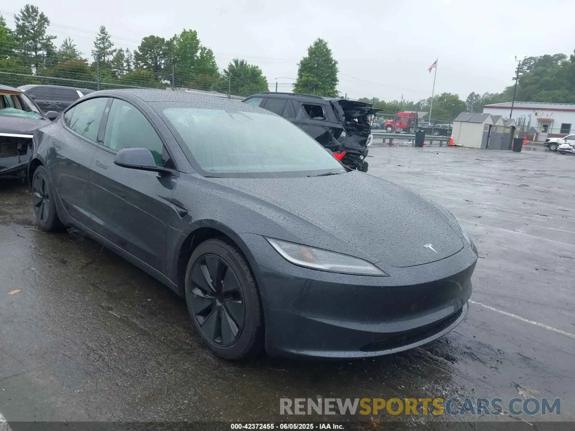 1 Photograph of a damaged car 5YJ3E1EA3SF921414 TESLA MODEL 3 2025