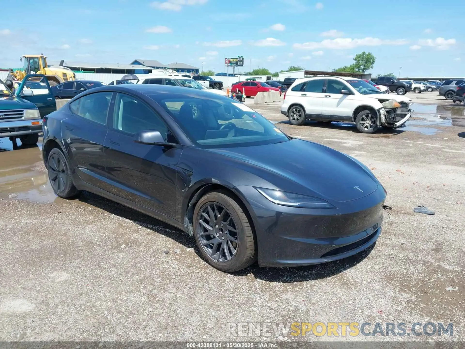 1 Photograph of a damaged car 5YJ3E1EA3SF951271 TESLA MODEL 3 2025