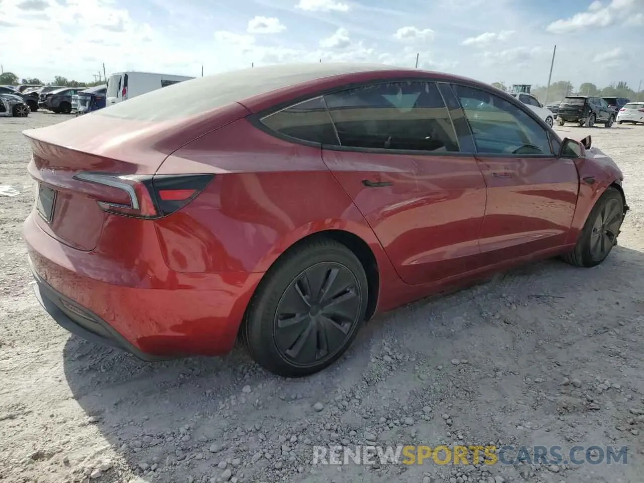 3 Photograph of a damaged car 5YJ3E1EA3SF954090 TESLA MODEL 3 2025
