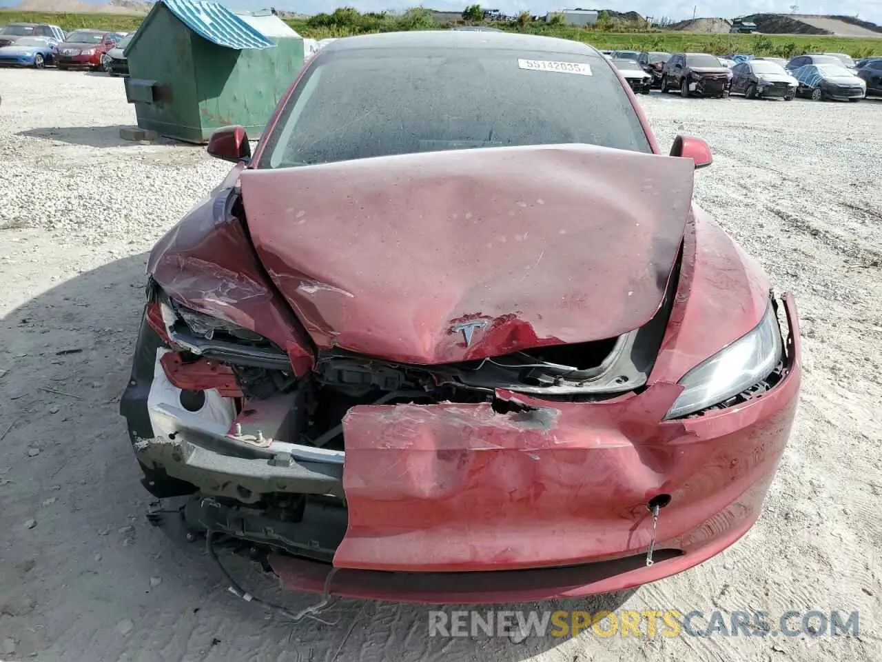 5 Photograph of a damaged car 5YJ3E1EA3SF954090 TESLA MODEL 3 2025