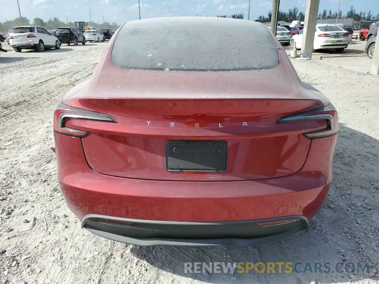 6 Photograph of a damaged car 5YJ3E1EA3SF954090 TESLA MODEL 3 2025