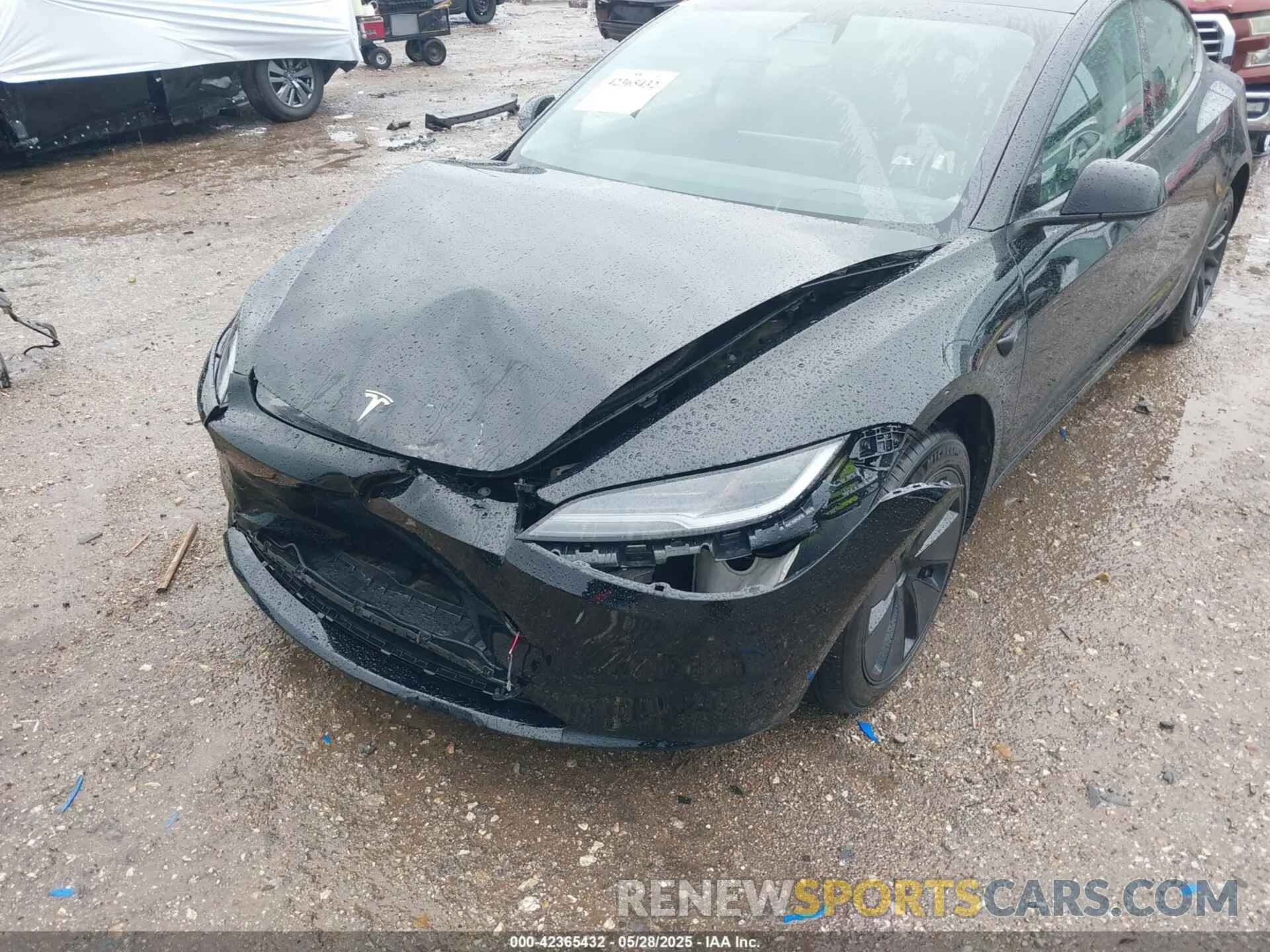6 Photograph of a damaged car 5YJ3E1EA3SF972055 TESLA MODEL 3 2025
