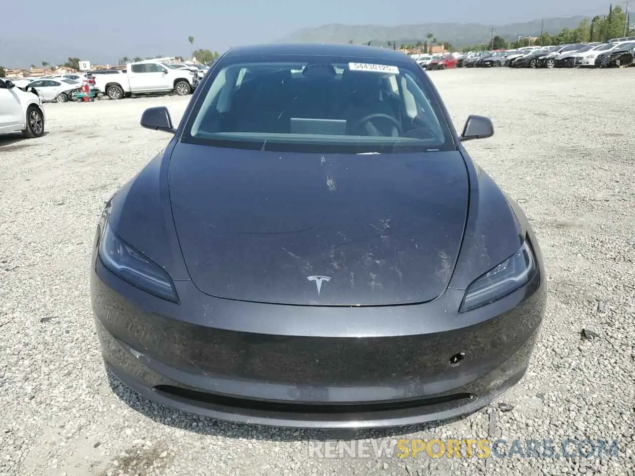 5 Photograph of a damaged car 5YJ3E1EA3SF979586 TESLA MODEL 3 2025