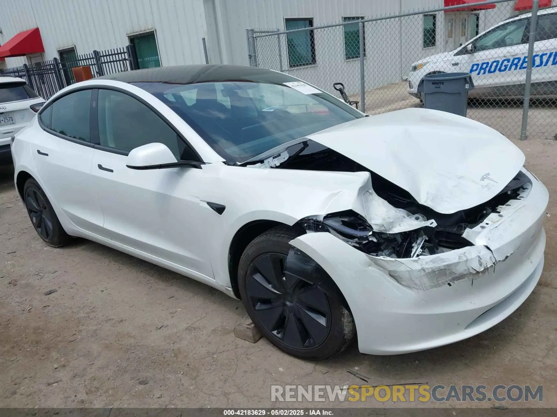 1 Photograph of a damaged car 5YJ3E1EA3SF987428 TESLA MODEL 3 2025