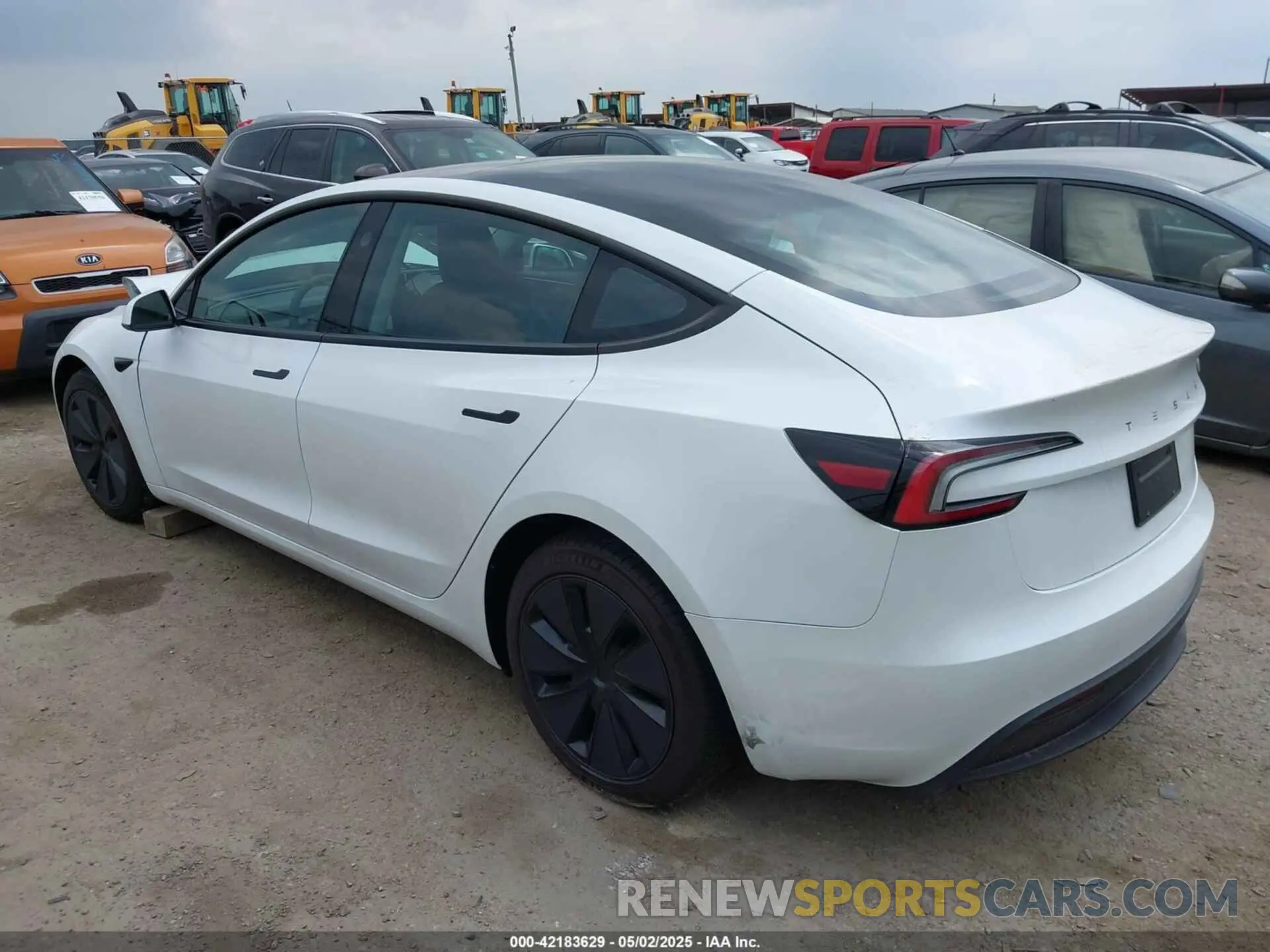 3 Photograph of a damaged car 5YJ3E1EA3SF987428 TESLA MODEL 3 2025