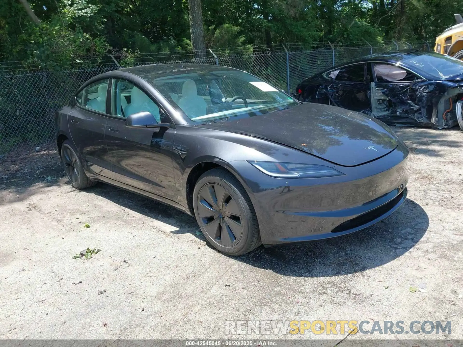 1 Photograph of a damaged car 5YJ3E1EA3SF999157 TESLA MODEL 3 2025
