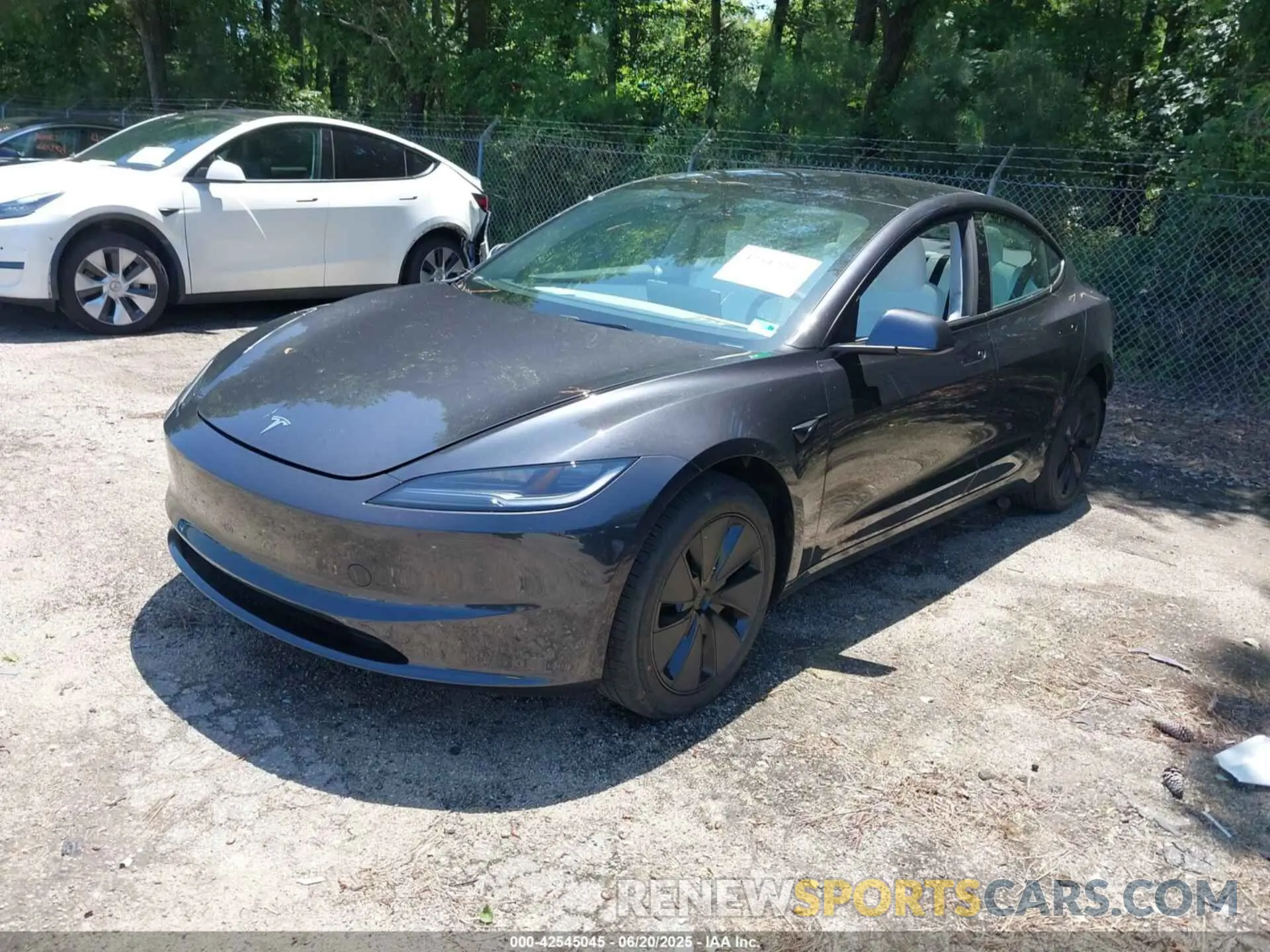 2 Photograph of a damaged car 5YJ3E1EA3SF999157 TESLA MODEL 3 2025