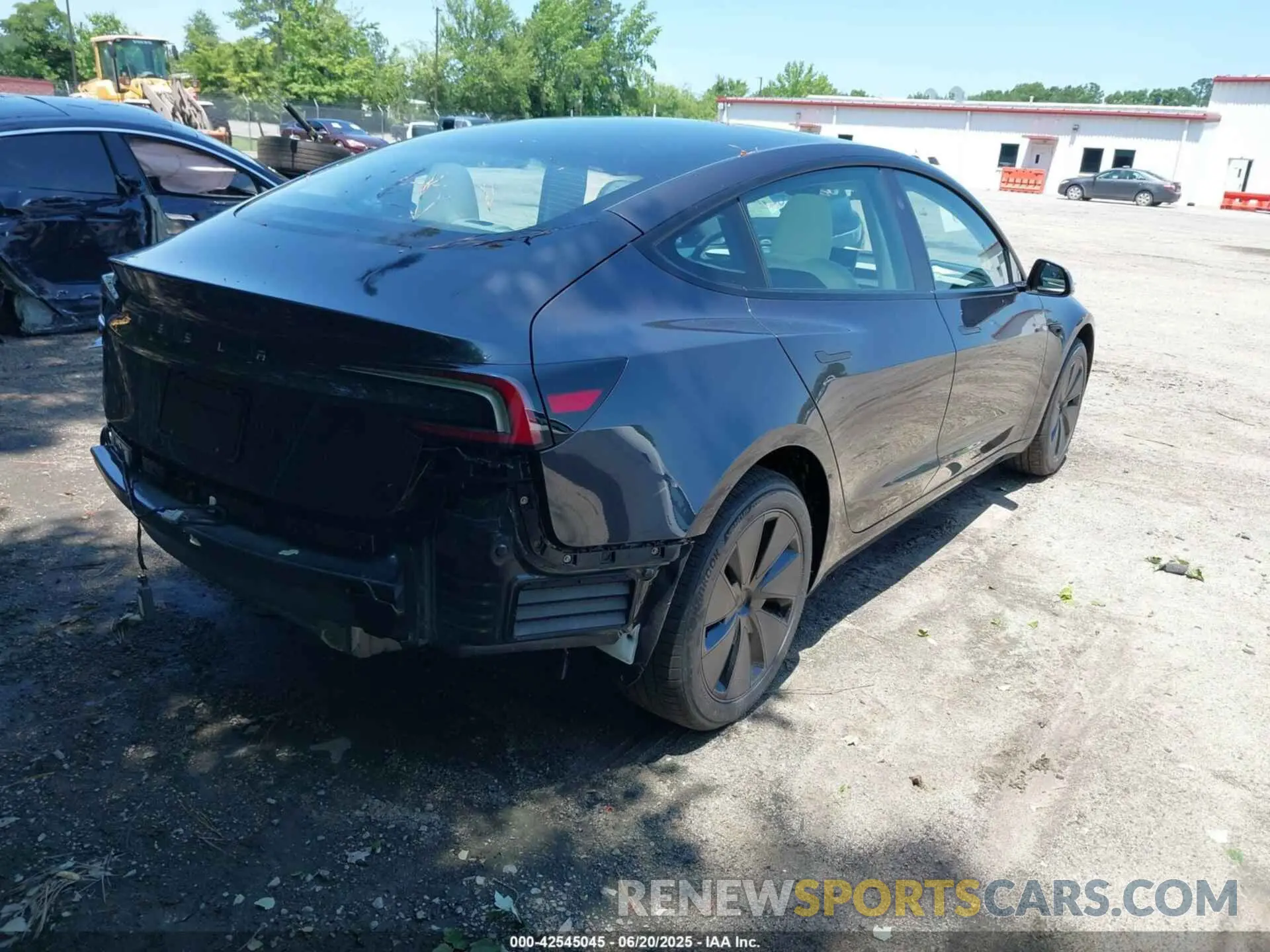 4 Photograph of a damaged car 5YJ3E1EA3SF999157 TESLA MODEL 3 2025