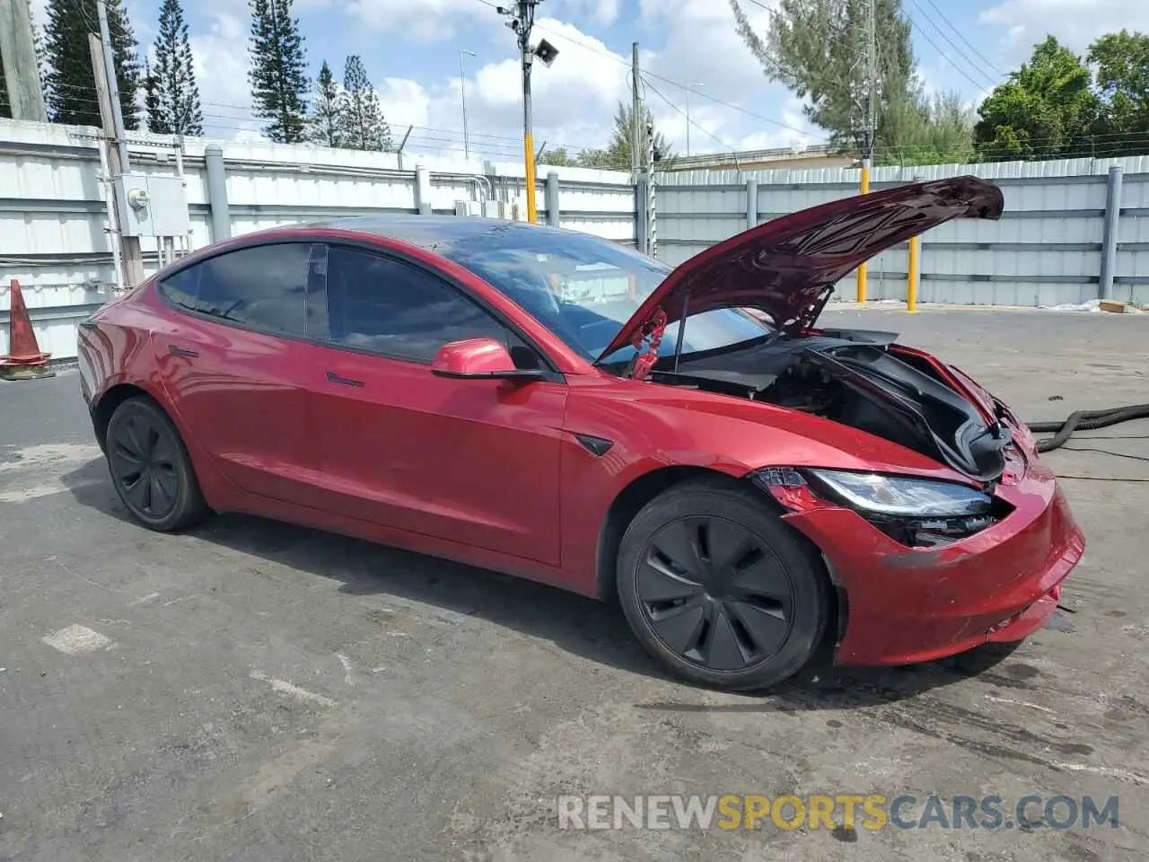 4 Photograph of a damaged car 5YJ3E1EA4SF897642 TESLA MODEL 3 2025