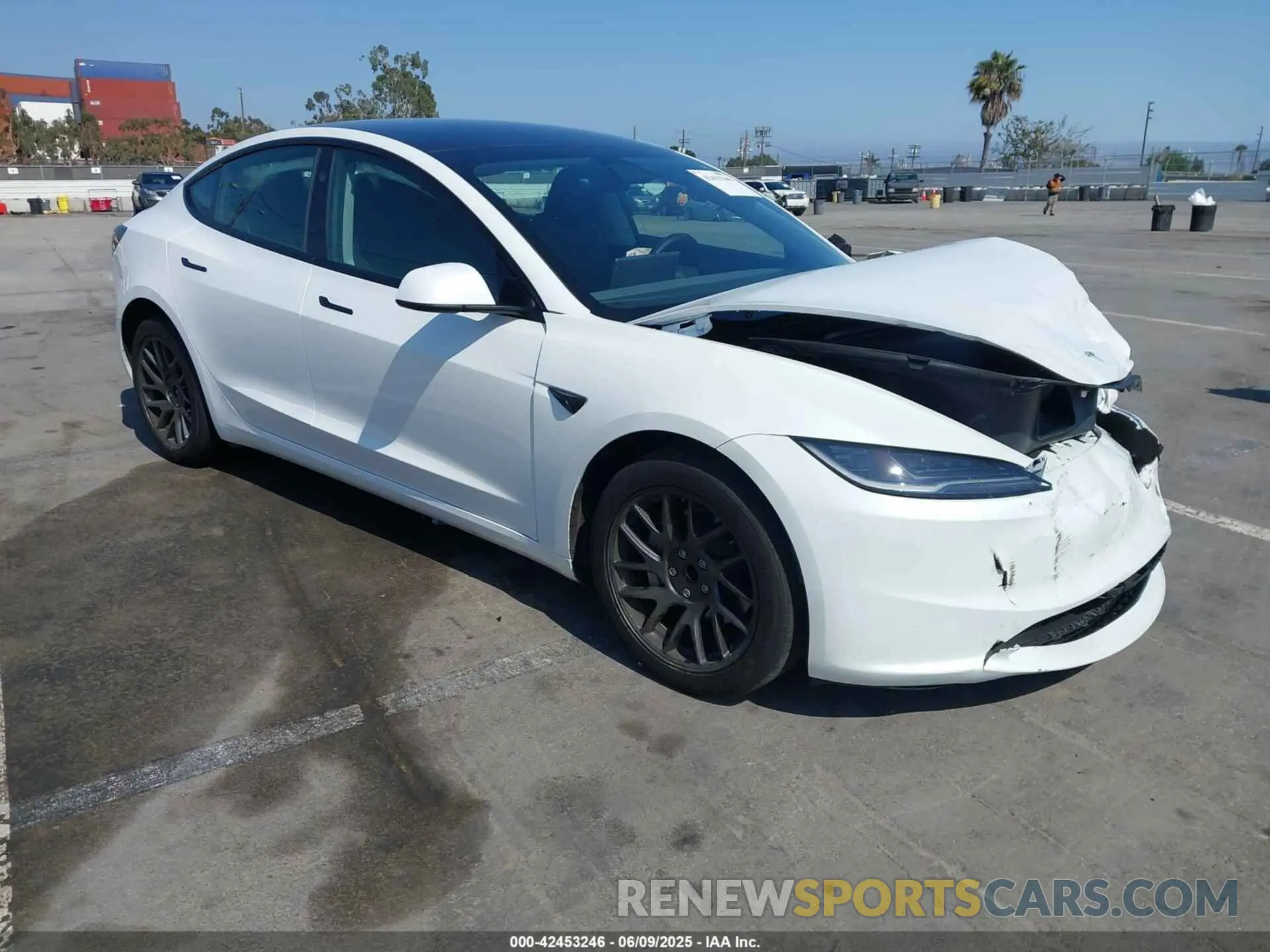 1 Photograph of a damaged car 5YJ3E1EA4SF903567 TESLA MODEL 3 2025