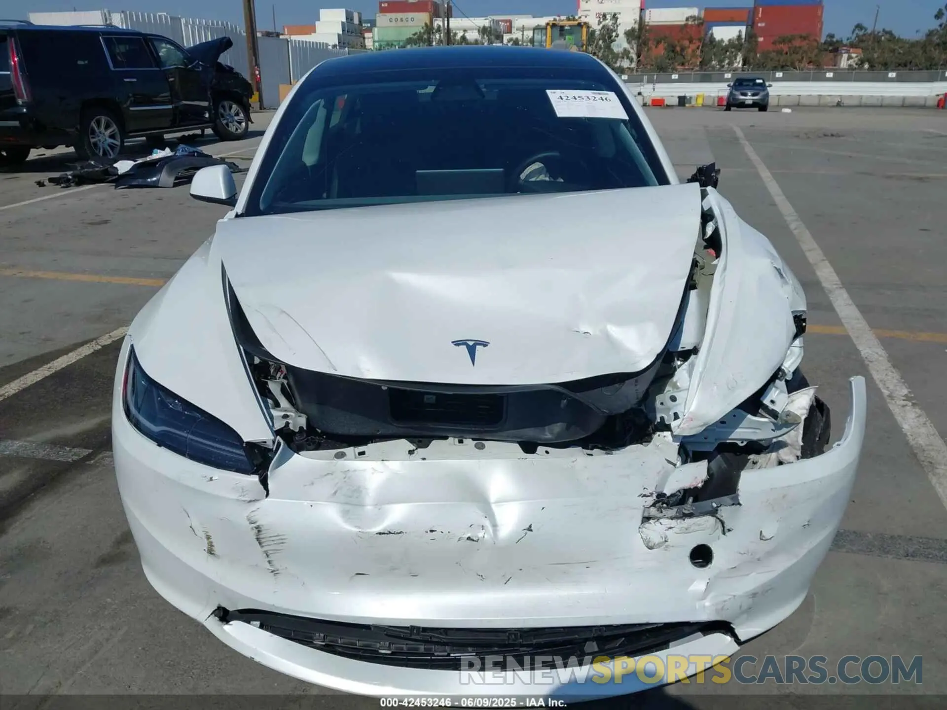 6 Photograph of a damaged car 5YJ3E1EA4SF903567 TESLA MODEL 3 2025