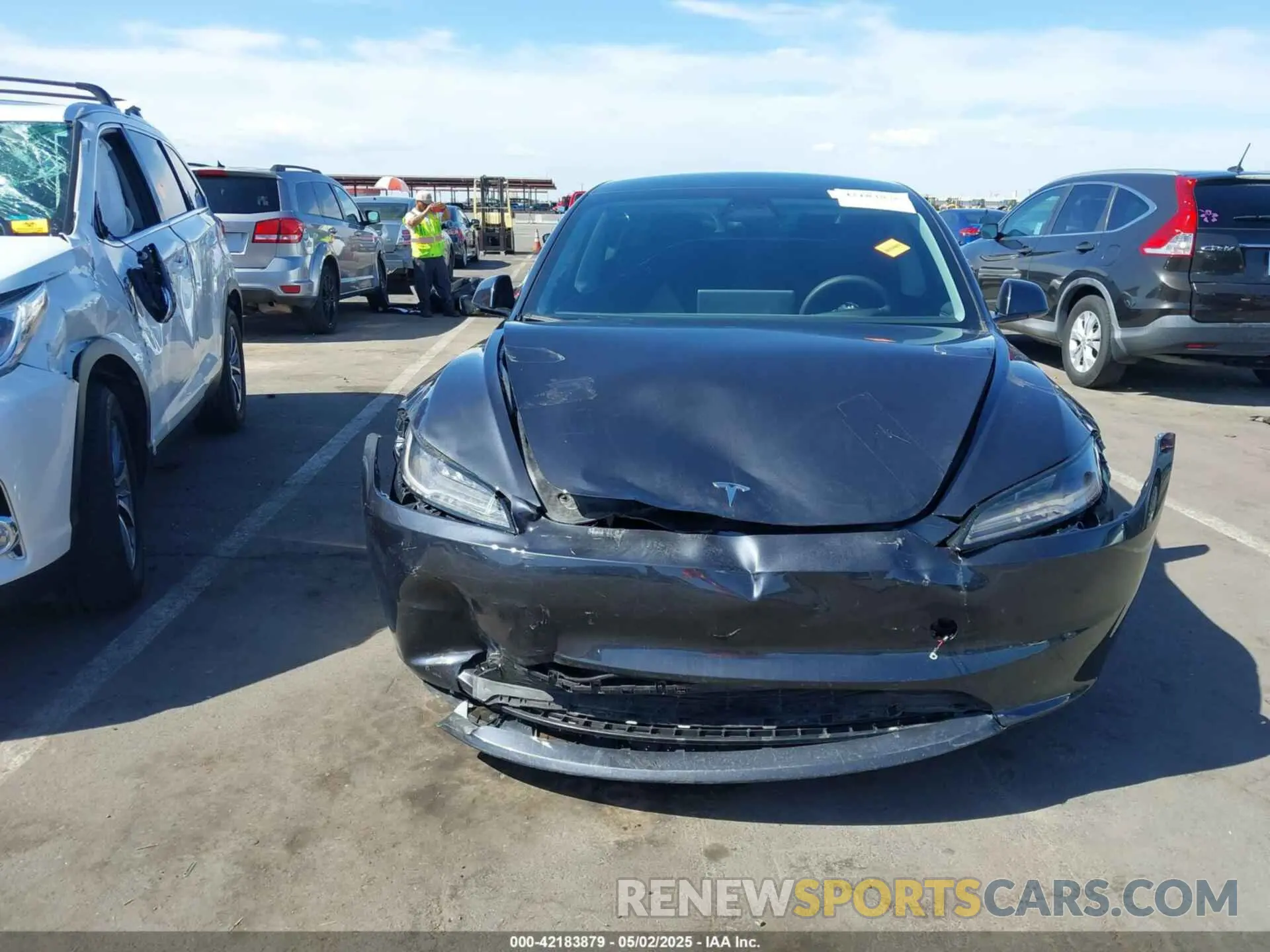 6 Photograph of a damaged car 5YJ3E1EA4SF938576 TESLA MODEL 3 2025
