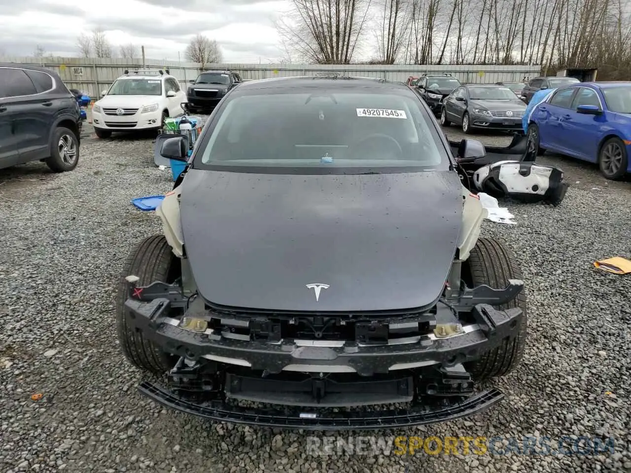 5 Photograph of a damaged car 5YJ3E1EA5SF889727 TESLA MODEL 3 2025