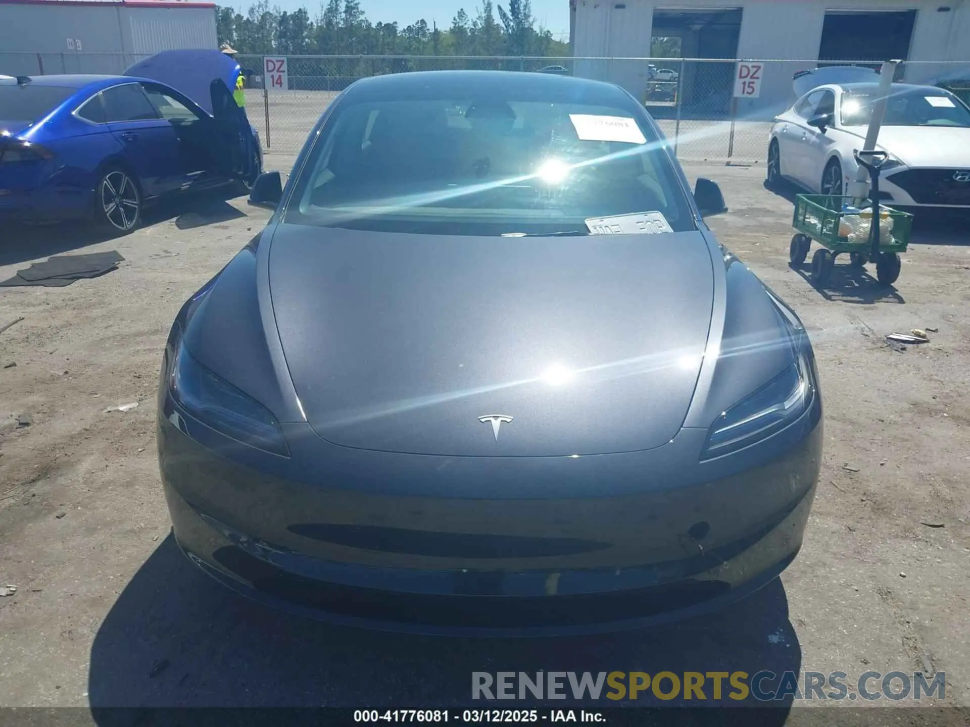 12 Photograph of a damaged car 5YJ3E1EA5SF902847 TESLA MODEL 3 2025