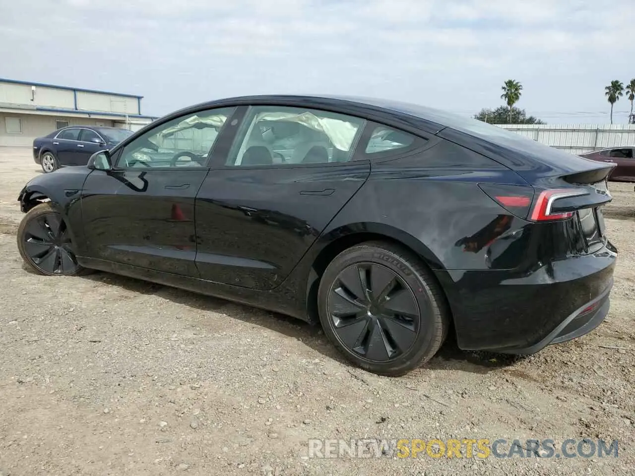 2 Photograph of a damaged car 5YJ3E1EA5SF909555 TESLA MODEL 3 2025