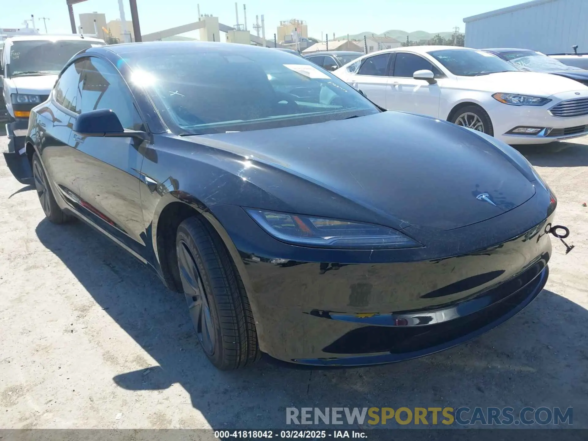 1 Photograph of a damaged car 5YJ3E1EA5SF919681 TESLA MODEL 3 2025