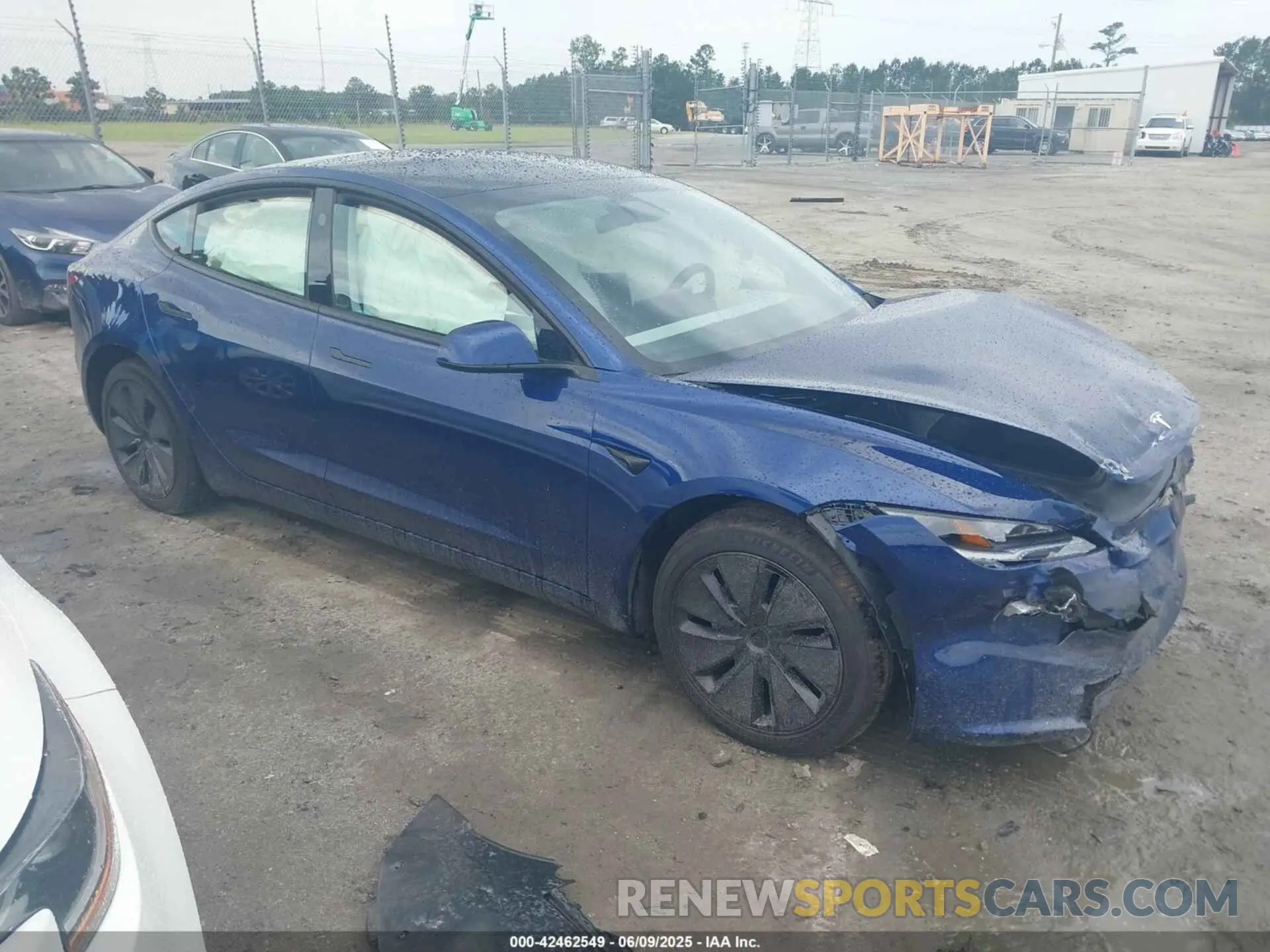 1 Photograph of a damaged car 5YJ3E1EA5SF972803 TESLA MODEL 3 2025