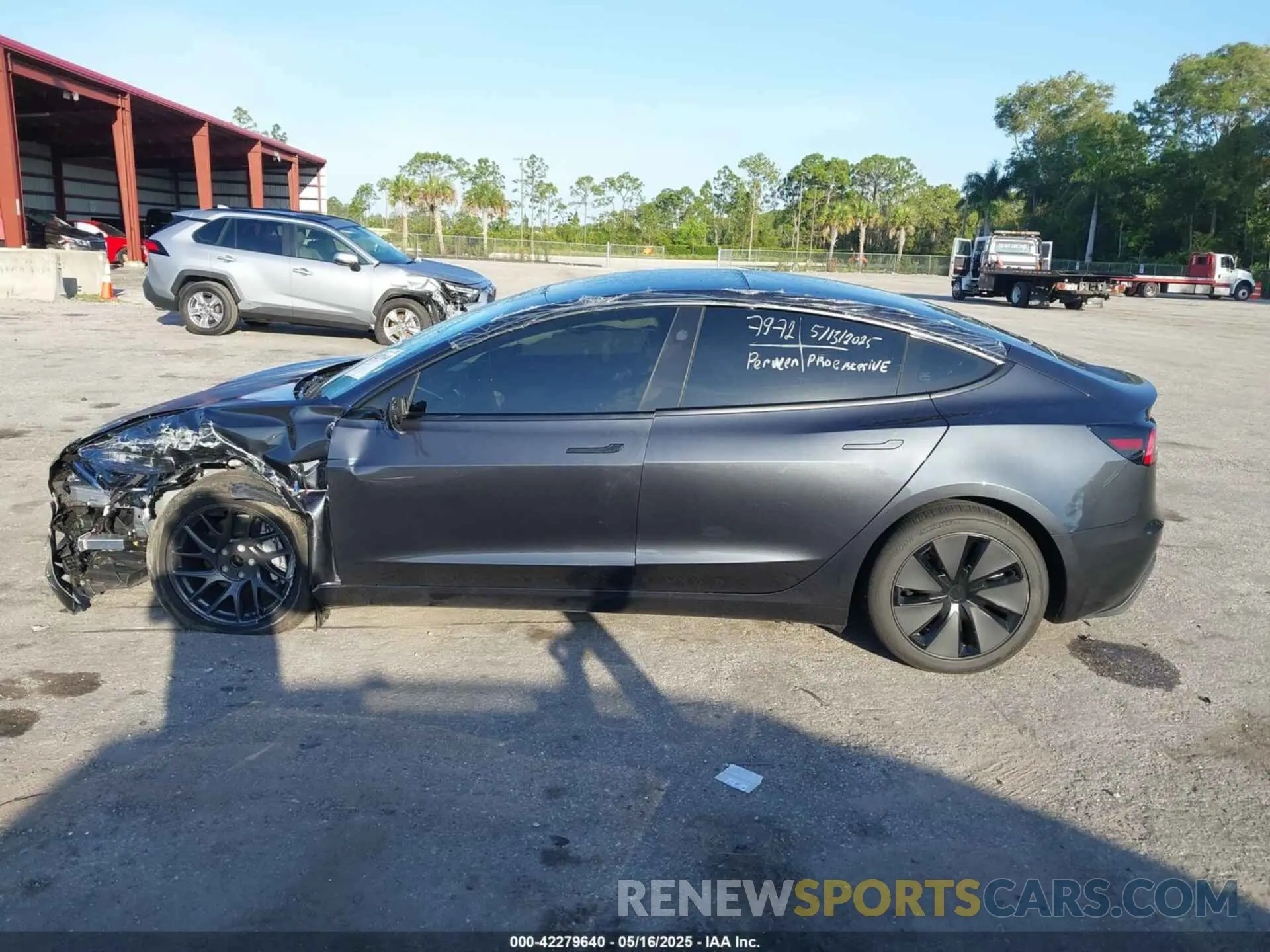 14 Photograph of a damaged car 5YJ3E1EA6SF888134 TESLA MODEL 3 2025
