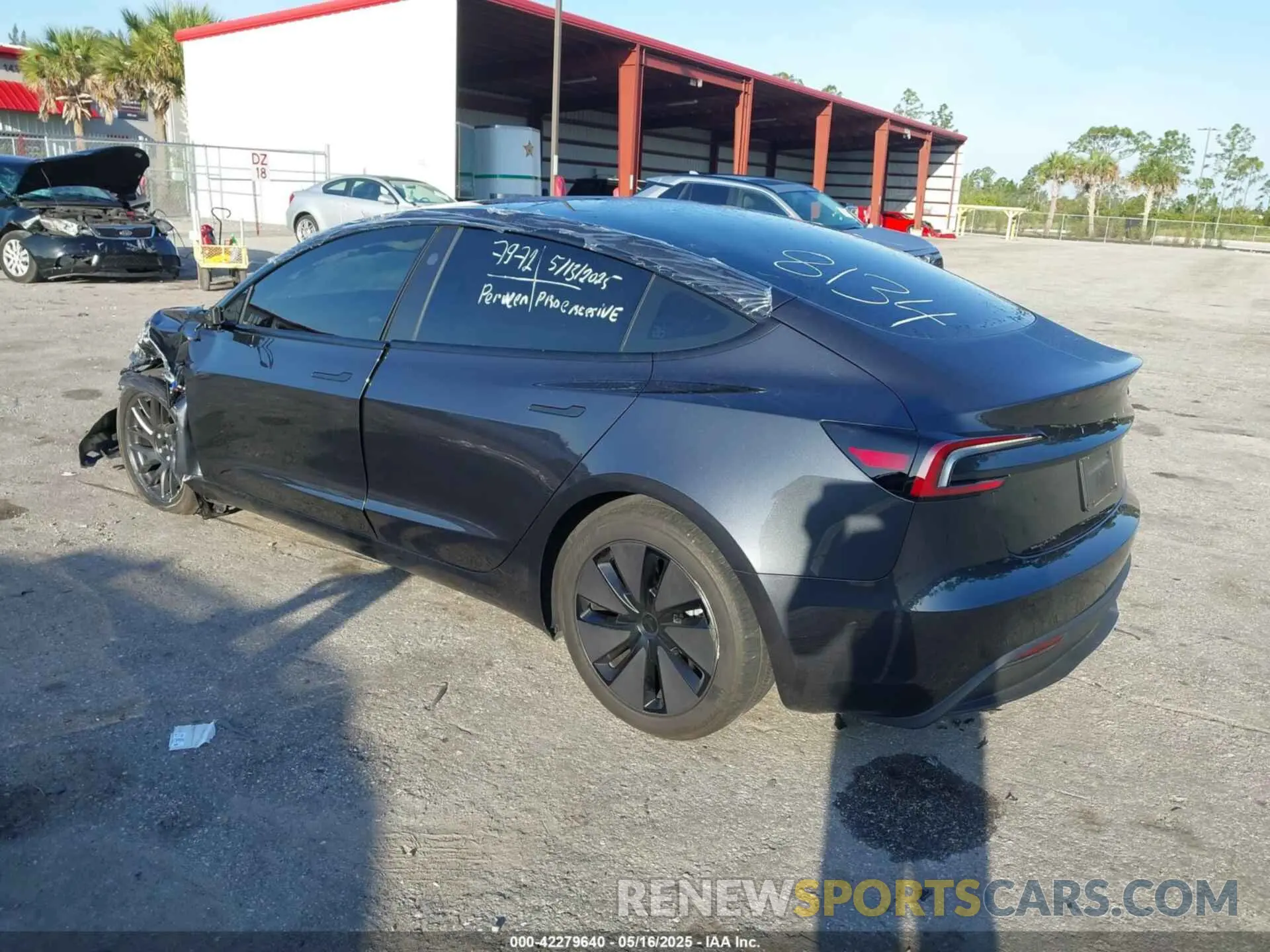 3 Photograph of a damaged car 5YJ3E1EA6SF888134 TESLA MODEL 3 2025