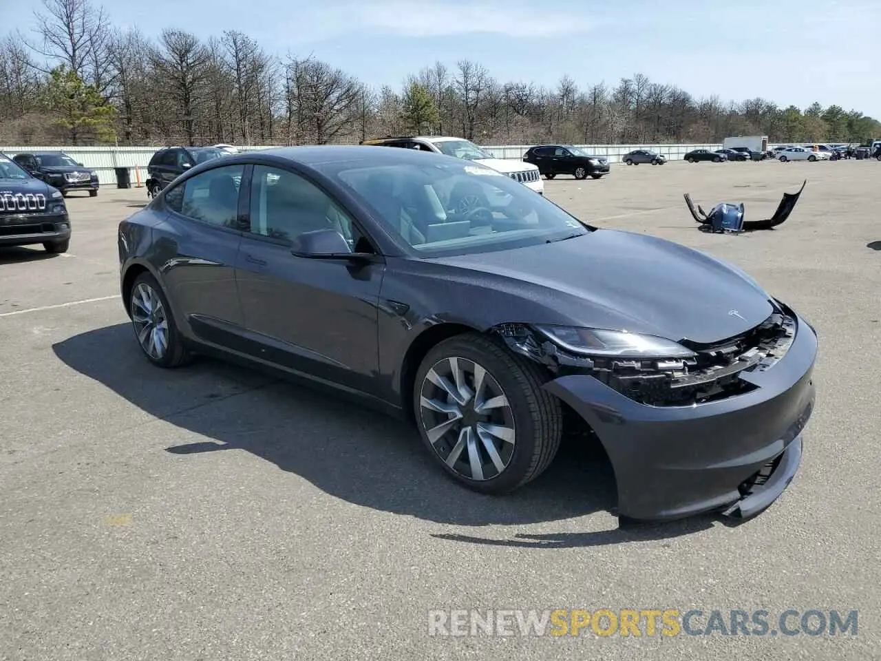 4 Photograph of a damaged car 5YJ3E1EA6SF906227 TESLA MODEL 3 2025
