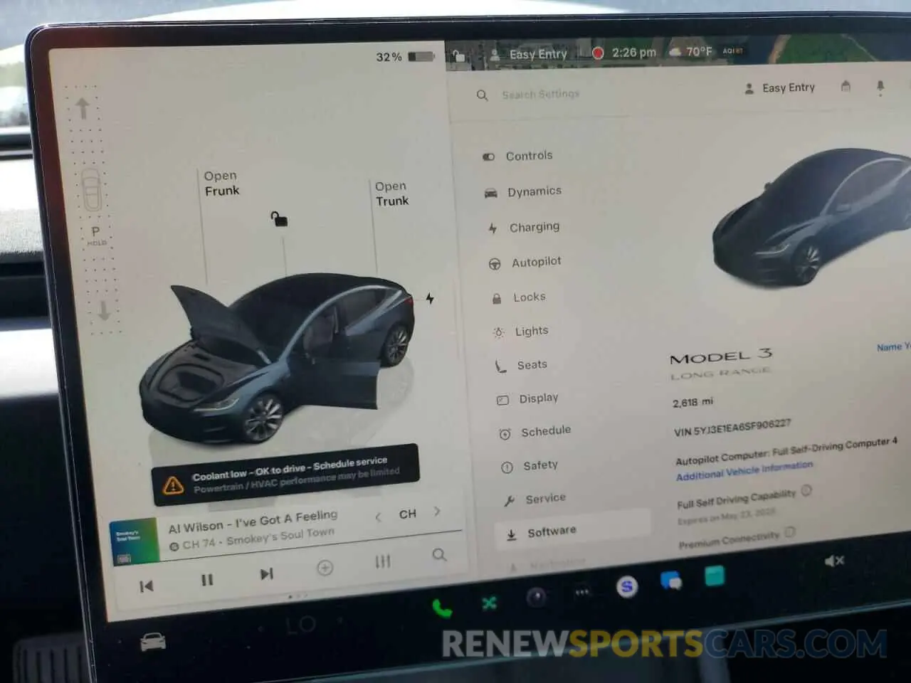 9 Photograph of a damaged car 5YJ3E1EA6SF906227 TESLA MODEL 3 2025