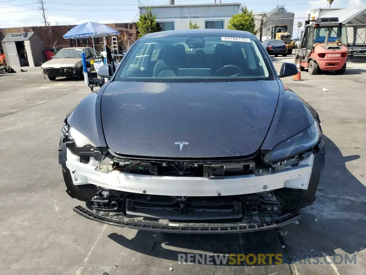 5 Photograph of a damaged car 5YJ3E1EA6SF908074 TESLA MODEL 3 2025
