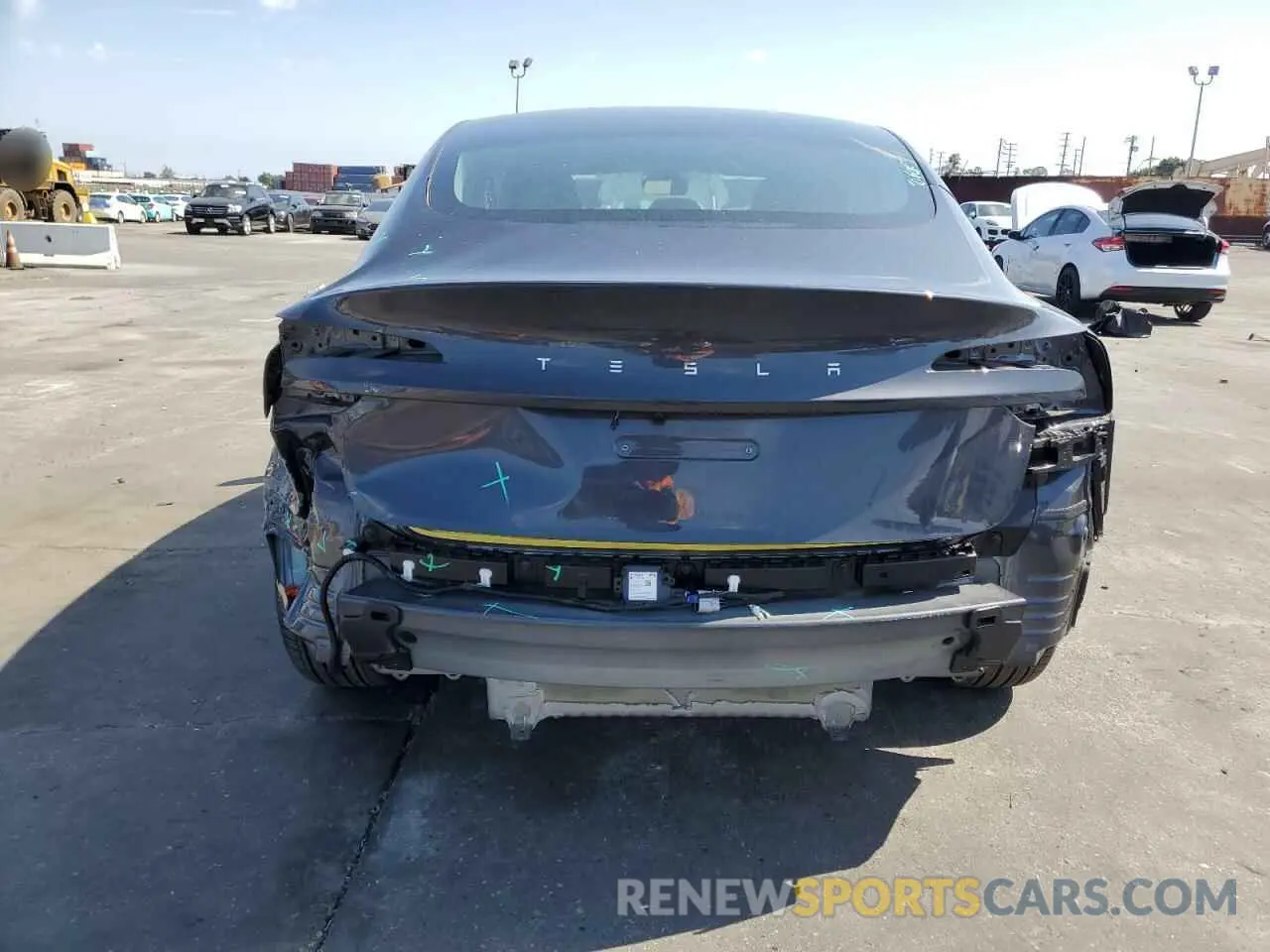6 Photograph of a damaged car 5YJ3E1EA6SF908074 TESLA MODEL 3 2025