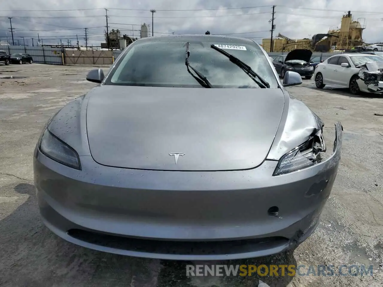 5 Photograph of a damaged car 5YJ3E1EA6SF908494 TESLA MODEL 3 2025