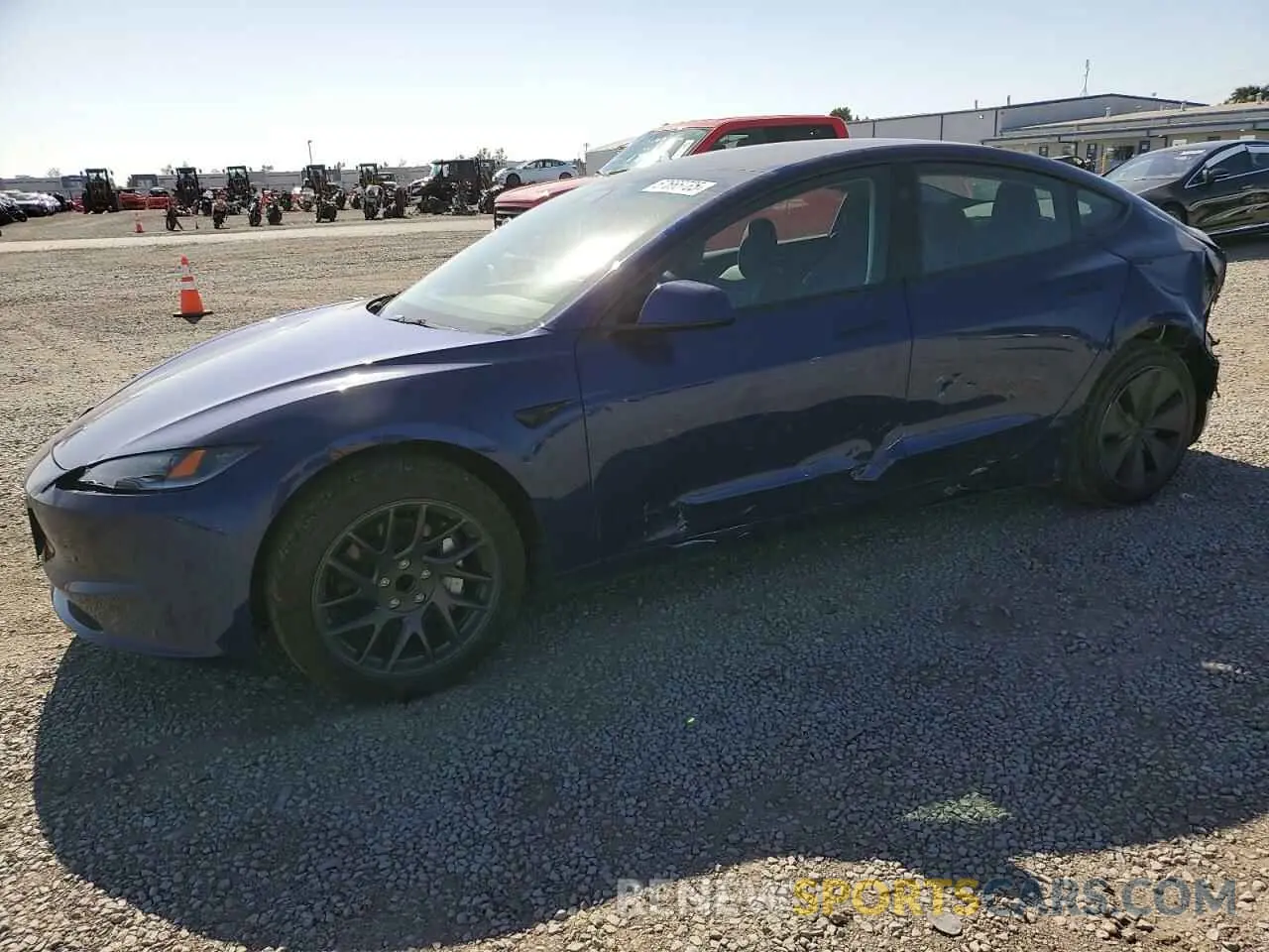 1 Photograph of a damaged car 5YJ3E1EA6SF935839 TESLA MODEL 3 2025