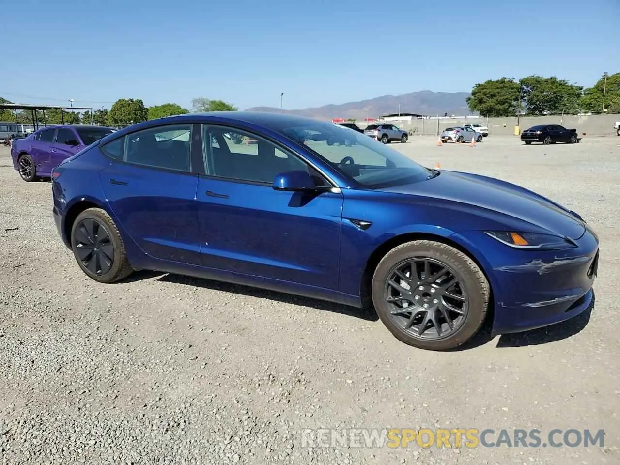 4 Photograph of a damaged car 5YJ3E1EA6SF935839 TESLA MODEL 3 2025