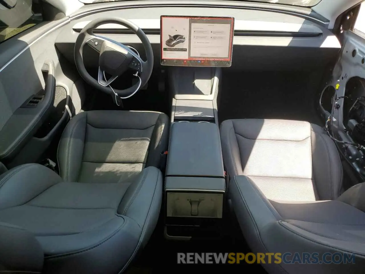8 Photograph of a damaged car 5YJ3E1EA6SF976908 TESLA MODEL 3 2025