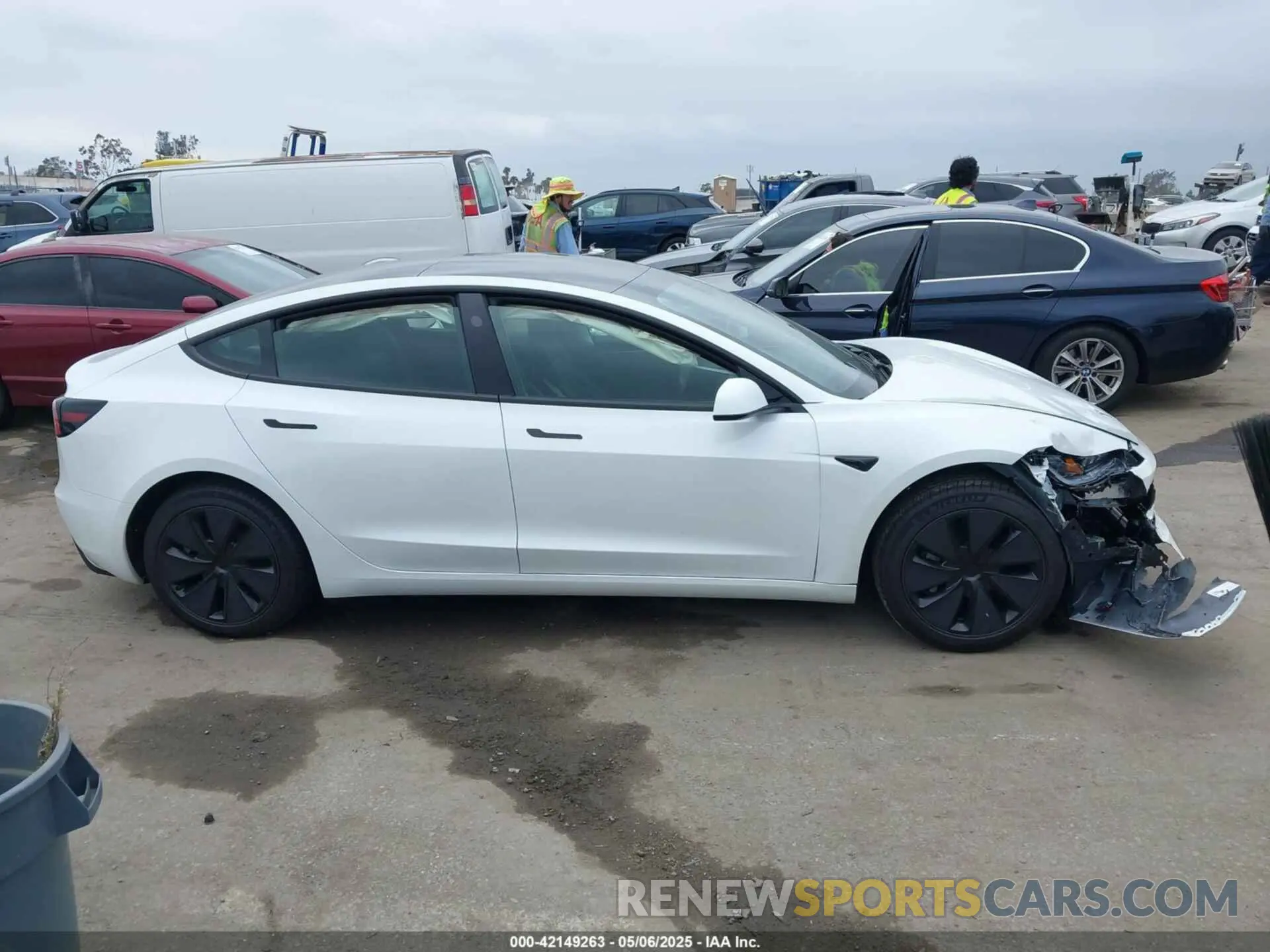 13 Photograph of a damaged car 5YJ3E1EA6SF988976 TESLA MODEL 3 2025