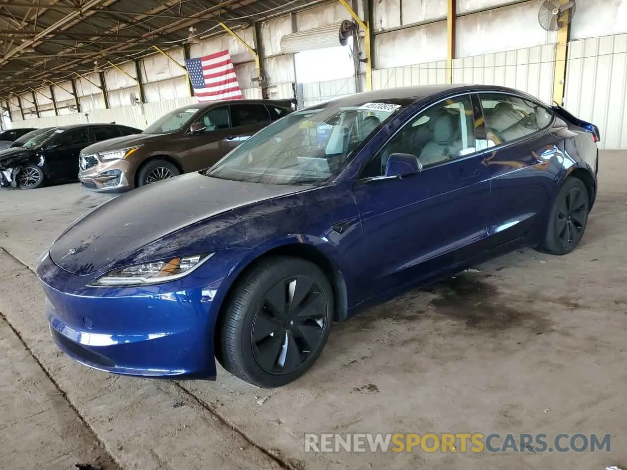 1 Photograph of a damaged car 5YJ3E1EA7SF880270 TESLA MODEL 3 2025