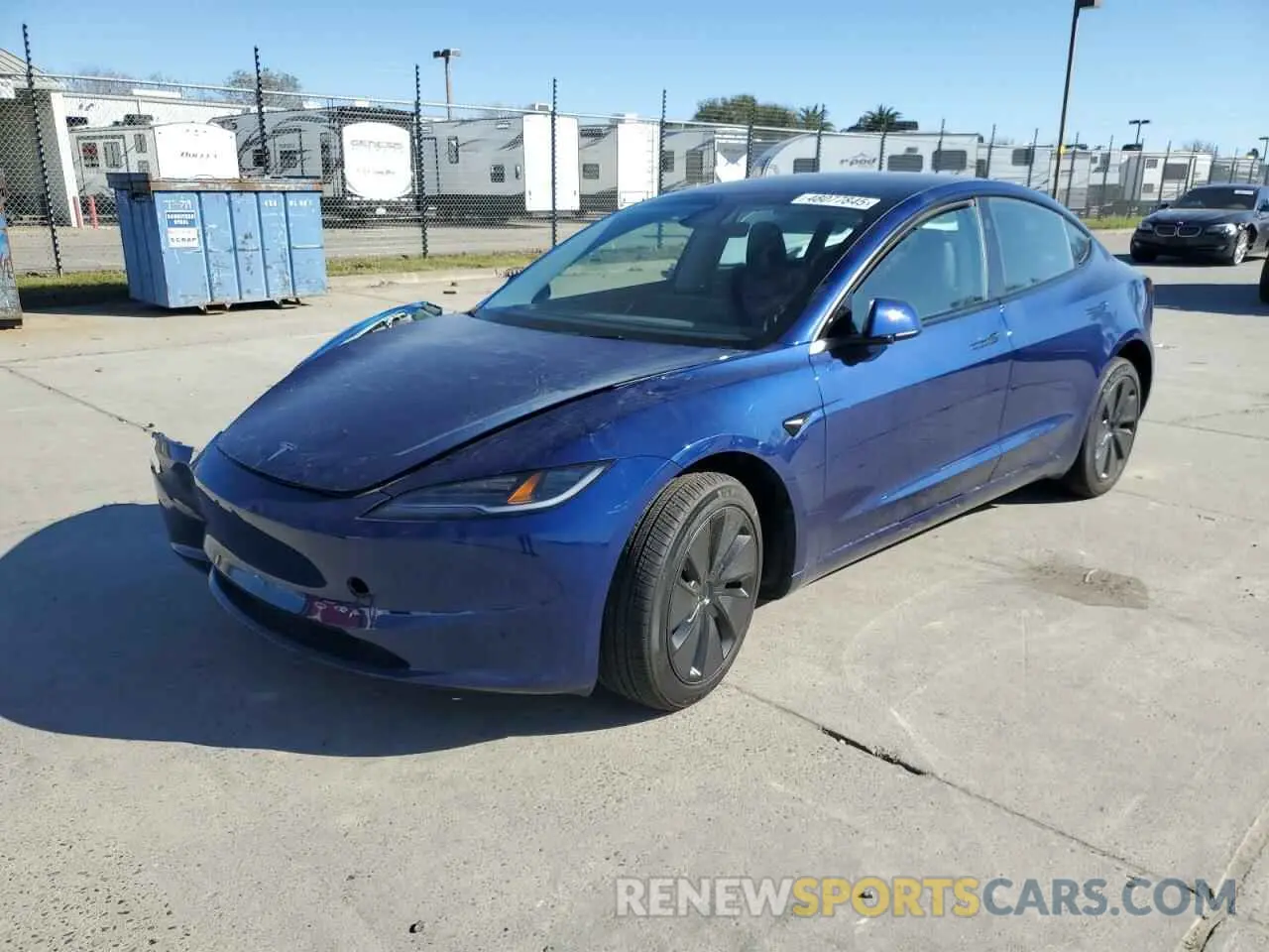 1 Photograph of a damaged car 5YJ3E1EA7SF882228 TESLA MODEL 3 2025
